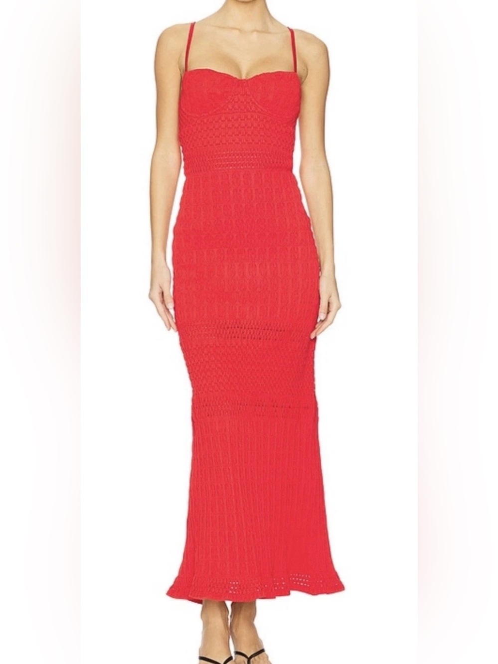 Peixoto Mara Maxi Dress, Espanola Red, Size Large, MSRP $198